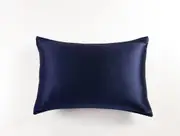 Gioia Casa Two Sided 100% Mulberry Silk Luxury Hypoallergenic Pillowcase - Navy Blue