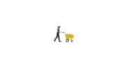 Postal Worker (Trolley) OO/HO figure set Noch 16524
