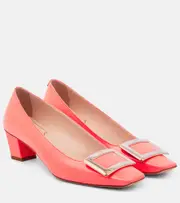 [Roger Vivier] Roger Vivier Belle Vivier patent leather pumps AU 4 pink