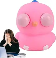 Eye Popping Stress Relief Toy | Chicken Cartoon Squeeze Toy,Soft Stretch Ball Stress Relief Funny Fidget Gadgets for Adults & Birthday