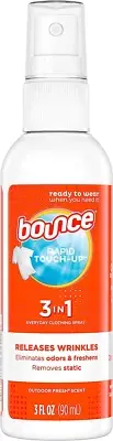 Rapid Touch-Up 3-in-1 Wrinkle Release Spray 3oz Fabric Care Clothing Refresher