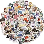 100 Packs Genshin Impact Stickers Water Bottles Laptop Phone Motorcycle Computer Guitar Skateboard Hydroflasks GamesVinyl Sticker Waterproof Aesthetic Trendy Decals for Teens Girls Adults