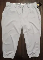 NWT Demarini Baseball Knicker Pants Mens 2XL Gray