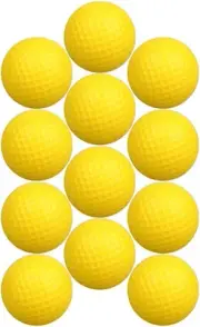 12 Pcs Foam Golf Practice Balls,Mini Golf Stress Ball,Golf Squeeze Balls Colorfu
