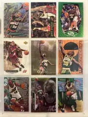 Gary Payton 9 Card Lot