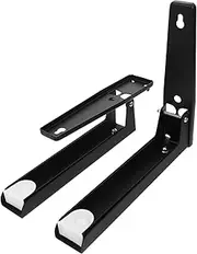 NULYLU 2pcs Kitchen Shelf Microwave Wall Mount Bracket Microwave Shelf Rack Fireplace Wall Mount Microwave Rack Folding Shelf Brackets Microwave Bracket Wall Mount Microwave Mount Bracket