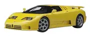 AUTOart 1/18 BUGATTI EB110 SS Yellow Car 70918 New