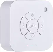 Mini White Noise Sound Machine Sleep Soother with 9 Soothing Sounds Breathing Light Timer USB Charging for Baby Home Office Travel