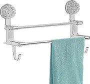 Suction Cup Towel Holder | Adhesive Towel Bar Suction Towel Rack - Shower Door Adhesive Towel Bar Rack, Stainless Steel Bath Towel Holder