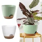 Side Watering Lazy Plant Pot Self Watering Potted Flower Pot Soil Flower Pot