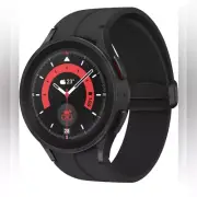 NEW Samsung Black Galaxy Watch 5 PRO Titanium Case