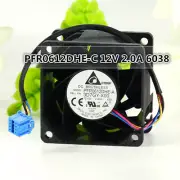 Delta PFR0612DHE-C 12V 2.0A 6038 6CM DELL R530 server car booster fan