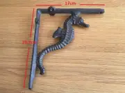 Cast Iron Seahorse Shelf / Corner / Wall Bracket Rustic Brown 17x19.5cm
