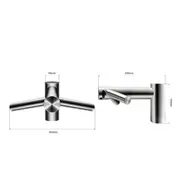 Dyson Airblade Wash+Dry Tap Short Hand Dryer AB09 - Stainless Steel Silver