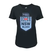 NSW Blues State of Origin Logo T-Shirt - Ladies - Sizes 8 - 16