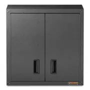 Steel Garage Wall Cabinet Adjustable-Height Shelf Tool Storage Hammered Granite