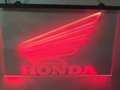 Motorcycle Led Neon Light Sign Garage Room Man Cave Quantity 4 12x16"