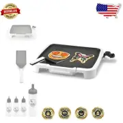 PFOA-Free Pancake Art Griddle Kit: Perfect Your Pancake Creations at Home