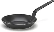 [DE BUYER] Blue Carbon Steel Fry Pan 2mm Thick - 8” Diameter, 5.5” Cooking Surface - Oven Safe - Naturally Nonstick - Made in France