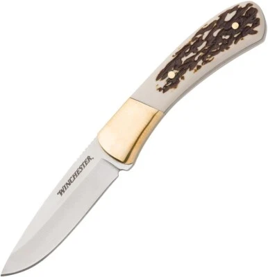 WINCHESTER 6220070W Imitation Stag Fixed Blade Knife