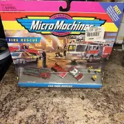 Vintage Galoob Micro Machines #33 Fire Rescue Set NIP