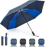 G4Free Golf Umbrella 54 inch Square Umbrella Windproof Folding Umbrella Compact Umbrella Auto Open