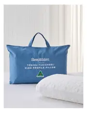 [SleepMaker] Fusion Gel Memory Foam High Profile Pillow in White
