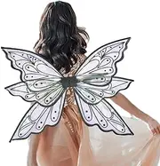 Fairy Wing - Sparkling Costume Wings, Butterfly Fairy Dress-Up | Adjustable Fairy Wings for Adult Women Girls, Butterfly Wings for Kids Dress Up Halloween Party Costume Angel Wings