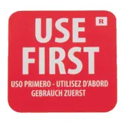 Hygiplas Removable Use First Label 1'' (Roll 1000)