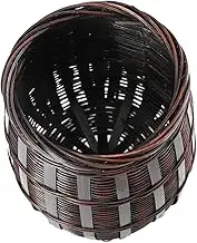 jojofuny 1 PC Bamboo Woven Pen Holder Decorative Desktop Basket for Organizing Chopsticks and Pens Compact Storage for Home and Kitchen Decor