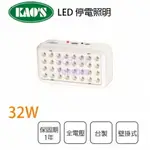 KAO＂S 壁掛式 32W LED 緊急照明燈 停電照明燈〖永光照明〗5C2-KD-S04