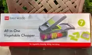 7 Blade All-in-One Vegetable Chopper, Cheese Slicer, Food Chopper NIB