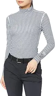 PEARLY GATES(パーリーゲイツ) Parly Gates 055-4166204 Women's Long Sleeve High Neck Shirt (Absorbent, Quick-Drying, UV Protection, Antibacterial, Deodorized), Golf Inner
