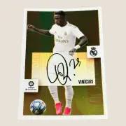 LaLiga Santander 2020-21 Panini Sticker Vinicius Jr #23 Real Madrid Auto