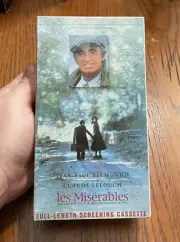 Les Miserables (VHS, 1996, 2-Tape Set) Claude Lelouch Brand New Sealed
