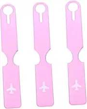 [HAPINARY] 3pcs Luggage Tag An Fittings Airplane Accessories Duffle Bag for Travel Suitcase Identify Label Pvc Id Tag Suitcase Anti-lost Labels Luggage Identify Label Baggage Case Tag Bags