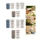 Lunch Box Set for Adults Kids, Stackable Lunch Boxes, Leak Proof Lunch Box for