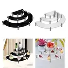 Cupcake Stand Cosmetic Dessert Cupcake Collectible Figure Display Shelf for