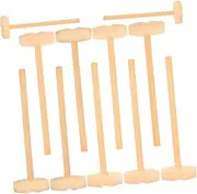 BESPORTBLE 12Pcs Mini Wood Mallet for Safe and Hammer Promotes Hand Eye Coordination Birthday Present for Fun Playtime Accessory