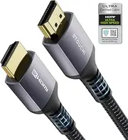 Stouchi HDMI 2.1 Cable 3M 8K 10K 4K Ultra High Speed Certified Cables eARC ARC Cord 48Gbps 8K@60Hz 8k@120hz 4K@240Hz HDCP 2.2 Dynamic HDR Dolby for PS5 TV Xbox Series X Roku Blu-ray Braided Durable