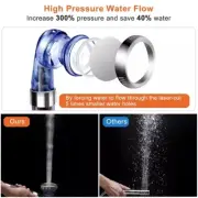 Ionic Filtration Shower Head High Pressure 3 Mode Stone Water Saving Bath Handhe