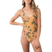 Rip Curl Womens 6 SUN CHASERS CHEEKY 1 PC Onepiece Bikini - Rust Rrp$99.99