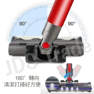 適用Dyson吸塵器雙效地板刷頭V8 V10 SV25 SV10地毯清潔吸頭 V15直驅刷頭(不捲頭髮 雙效清潔)