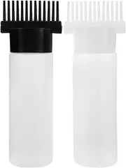 LOORGVEL Hair Oil Applicator Scalp Combs Bottles Shampoo Dispenser Set for Home Salon
