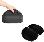 XBERSTAR Hard Case for JBL Charge 6 Speaker Carrying Case Travel Protective Bag with Shoulder Strap (All Black)