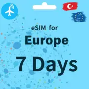 Europe eSIM 7Days| 10GB/20GB/30GB | Data ONLY |
