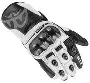 Berik 2.0 ST Motorcycle Gloves, black-white, Size 3XL for Men Black White
