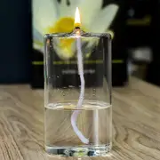 Classic Glass Oil Lamp for Home Table Top Petroleum Lamps 12.5cm