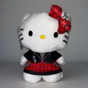 Jazwares Hello Kitty & Friends Series 2 8” Hello Kitty Red Punks Plush Goth Gift