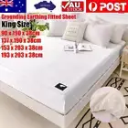 Bed Earthing Sheet Grounding Sheet Mat Queen King Bed Flat Fitted Sheet AU